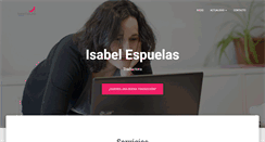 Desktop Screenshot of isabelespuelas.com