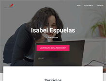 Tablet Screenshot of isabelespuelas.com